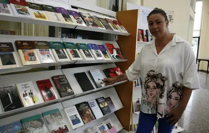 Myriam Barros en la Biblioteca
