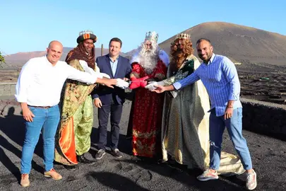Entrega de la llave a los Reyes Magos en Yaiza