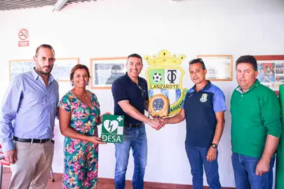 Visita del gobierno de Teguise a las instalaciones deportivas&nbsp;