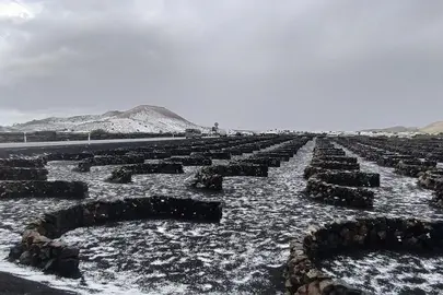 <p> </p>
<p>Granizada en Lanzarote</p>