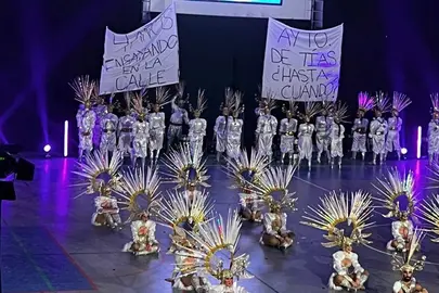 Protestas en el carnaval de Puerto del Carmen