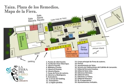 Plano de la Fiera del Libro