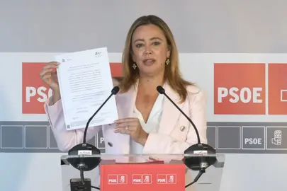 Dolores Corujo durante la rueda de prensa