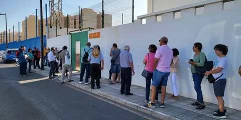 Votación 28M en el IES Salinas
