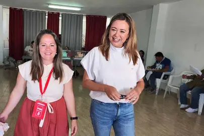 28M elecciones 2023, Loli Corujo y Carmen Guadalupe, PSOE