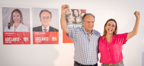 Loli Corujo y Manuel Fajardo Palarea.