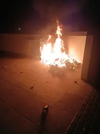 Incendio contenedor.