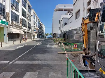 Calle Valls de la Torre, en Arrecife.
