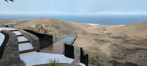Mirador de Haría tras la rehabilitación.