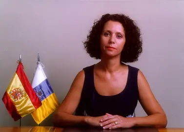 María Isabel Déniz en su etapa de diputada regional.