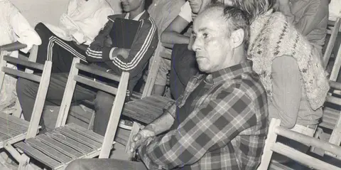 César Manrique en la década de los 80. Foto FCM.