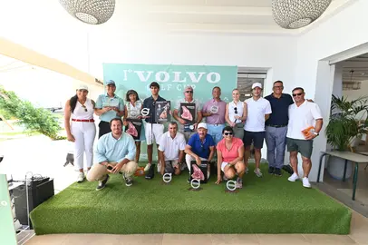 I Volvo Golf Cup, entrega de trofeos.