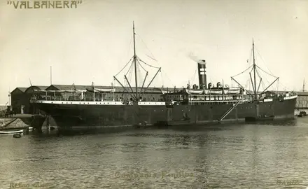 El Valbanera naufragó frente a la costa de Florida y fallecieron más de 400 personas que emigraban a Cuba desde Canarias.