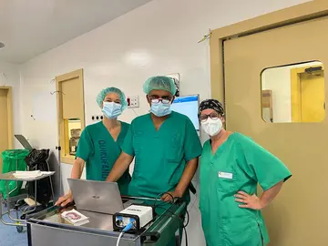Profesionales del Hospital Molina Orosa.