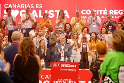 Ángel Víctor Torres en el Comité Regional del PSOE de Canarias.