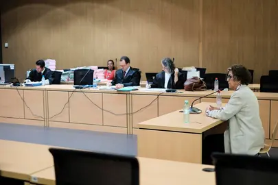 María Isabel Déniz durante el juicio del Caso Jable.