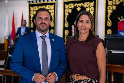 Yonathan de León y Maite Corujo.