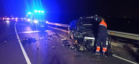 Vehículo accidentado.