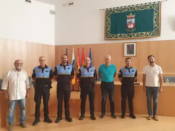 Toma de posesión de oficiales de la Policía Local de Tías.