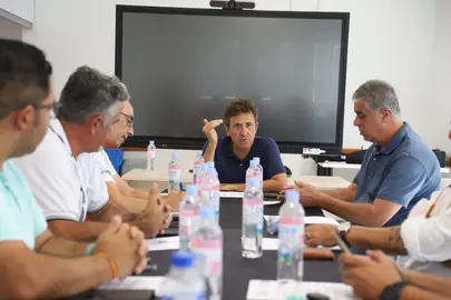 Reunión en el Consorcio de Seguridad y Emergencias.