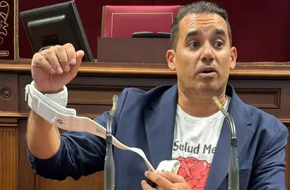Yoné Caraballo, diputado regional de NC por Lanzarote.