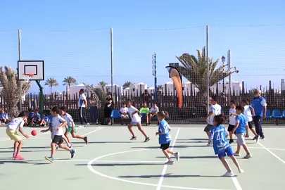 Actividad del Club Balonmano Ajaches. Imagen de archivo.