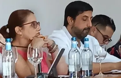 Grupo CC en el pleno de San Bartolomé.