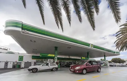 Estación de Servicio en Lanzarote.