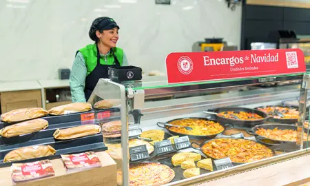 Encargos de Navidad en Mercadona.