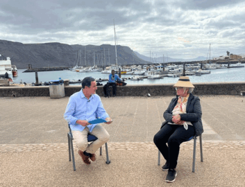 Grabación del Magazine de BiosferaTV en La Graciosa