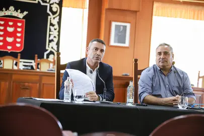 Oswaldo Betancort y Ángel Vázquez.