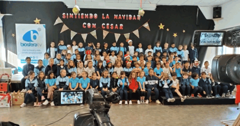 Alumnos del CEIP Costa Teguise