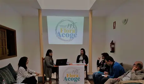 Flora Acoge. Imagen de archivo.