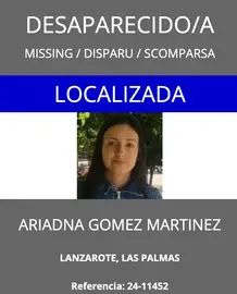 Ariadna Gómez es localizada.