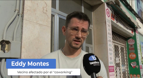 Vecino del edificio dónde se encuentra el "coworking".