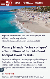 Noticia en 'Daily Mirror'.