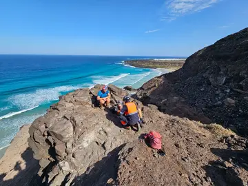 Rescate a un turista.