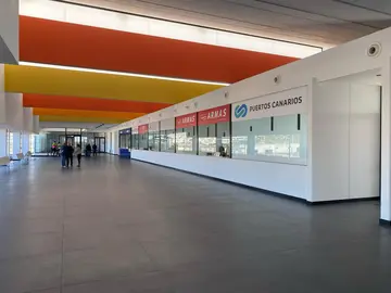 Puertos Canarios pone en funcionamiento la nueva terminal de pasajeros del Puerto de Playa Blanca.