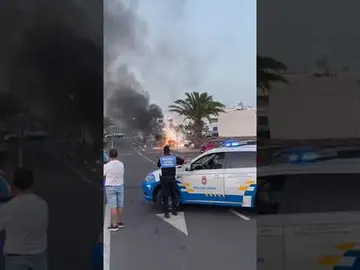 Incendio en Punta Mujeres.