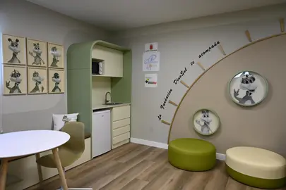 Sala de Descanso para Familias del Hospital Universitario Doctor José Molina Orosa de Lanzarote.