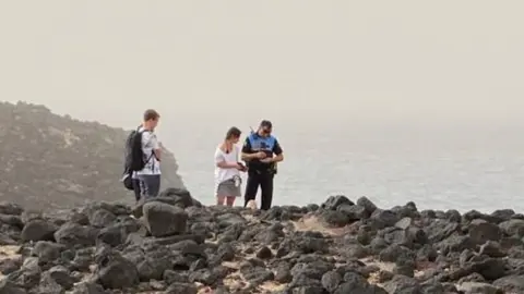 Hombre accidentado en Los Charcones