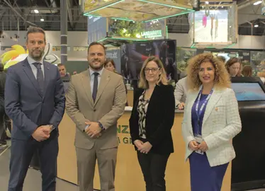 Reunión en Madrid del alcalde de Arrecife y la concejala de Turismo con directivos de la empresa concesionaria de las terminales de cruceros en Arrecife.