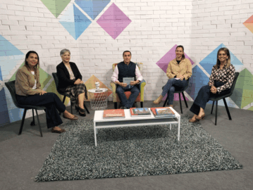 Maite Corujo, Nuria Acuña, Domingo Rivero, Mónica de León y Nereyda González