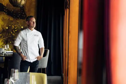 Víctor Planas en Kaori Fusion Restaurant.