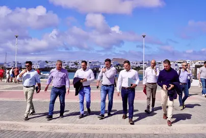 Mesa insular de Obras Públicas en La Graciosa.
