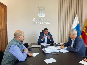 Medina en la reunión.