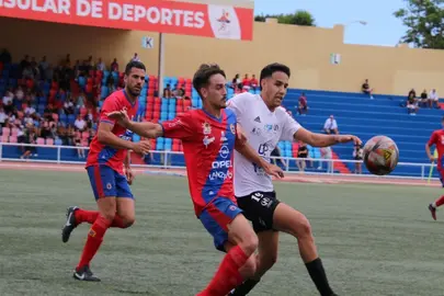 Un momento del partido