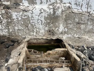 Pozo negro de la vivienda.