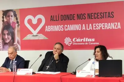 Rueda de prensa de Cáritas Diocesana