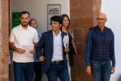 Marcos Bergaz junto con concejales PSOE Teguise.